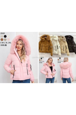 Kurtki damskie zimowe (S-2XL) 2560