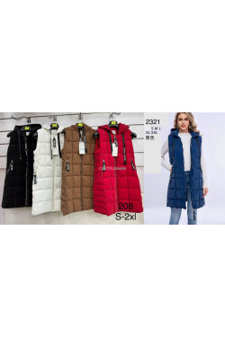 Kurtki kamizelki damskie (S-2XL) 2321