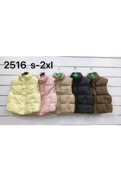 Kurtki kamizelki damskie (S-2XL) 2516