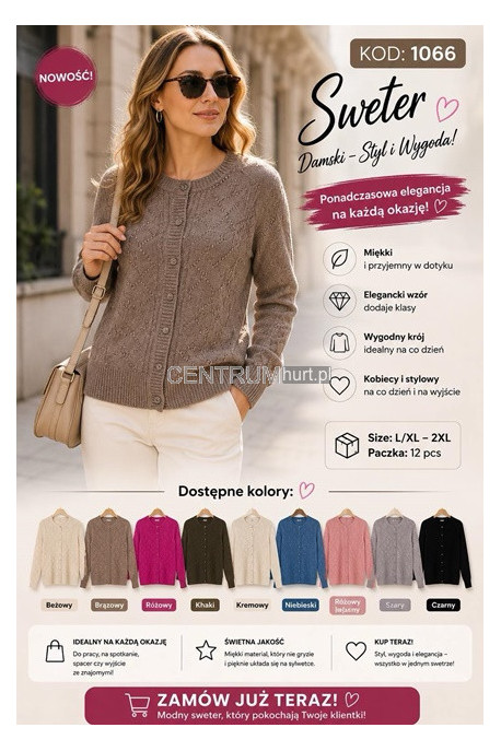 Sweter damski (S-XL) 1