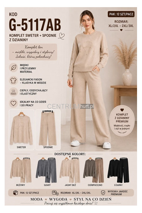 Komplet damskie (XL-3XL) 1