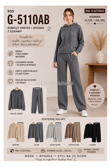 Komplet damskie (XL-3XL) 1