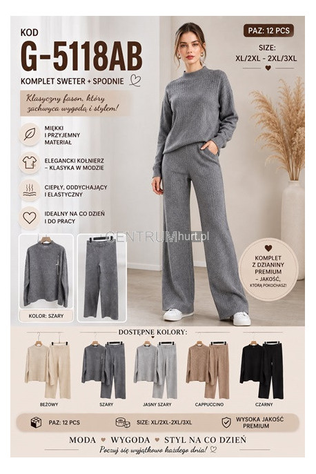 Komplet damskie (XL-3XL) 1