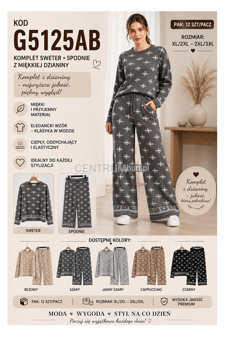 Komplet damskie (XL-3XL) 1
