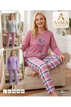 Piżama damska (L-4XL) 1660