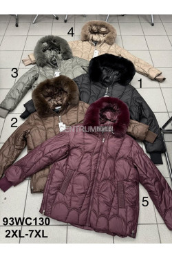 Kurtki damskie zimowe (2XL-7XL) 93WC130