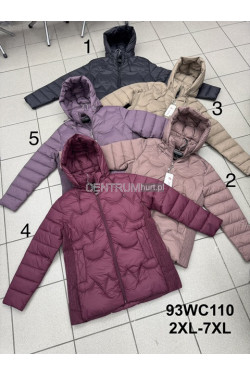 Kurtki damskie przejściowe (2XL-7XL) 93WC110
