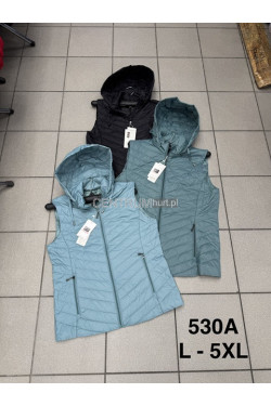 Kurtki kamizelki damskie (L-5XLL) 530A