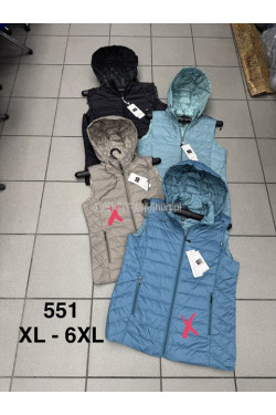 Kurtki kamizelki damskie (XL-6XL) 551