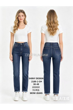 Jeansy damskie (38-48) 2189-2-D
