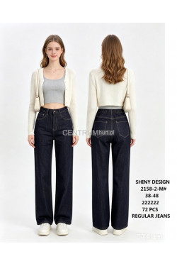 Jeansy damskie (38-48) 2158-2-M