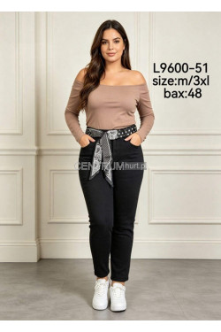 Jeansy damskie (M-3XL) L9600-51
