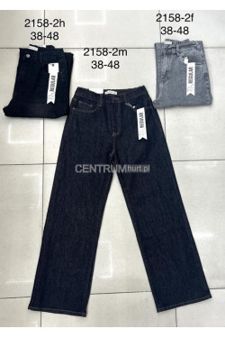 Jeansy damskie (38-48) 2158-2M