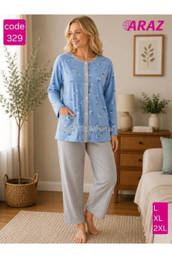 Piżama damska (L-2XL) 329