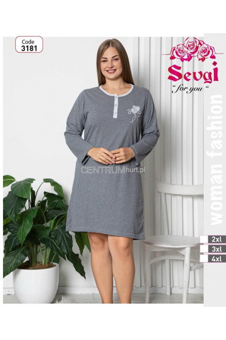 Koszula nocna damska (2XL-4XL) 1
