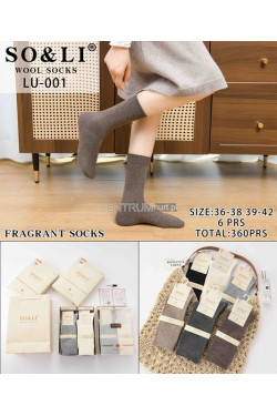 Skarpety damskie Alpaka (36-42) LU-001