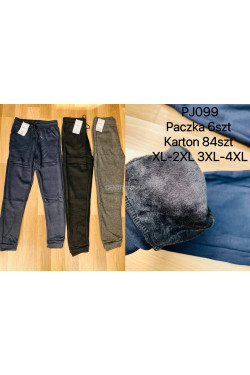 Spodnie damskie ocieplane (XL-4XL) PJ099