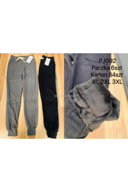Spodnie damskie ocieplane (XL-3XL) PJ092