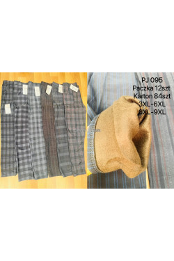 Spodnie damskie ocieplane (3XL-9XL) PJ095