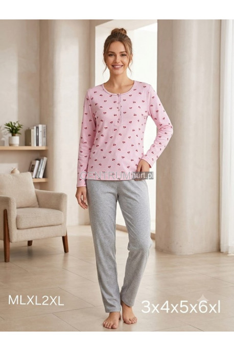 Piżama damska ocieplana (M-2XL) 1
