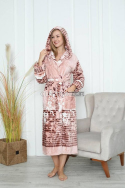 Szlafrok damski grupy polar (2XL-4XL) 3061