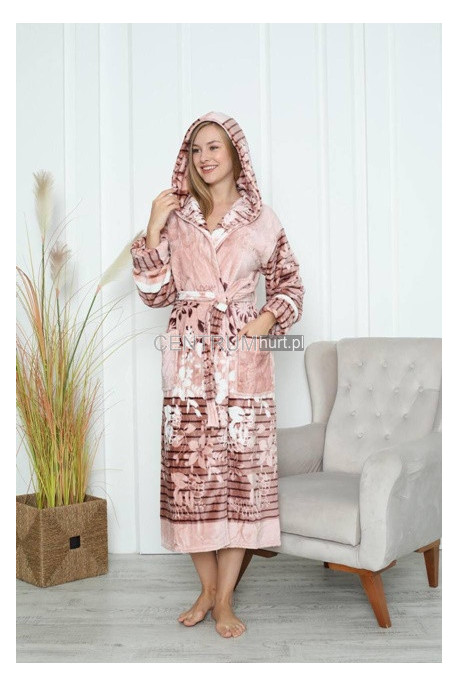 Szlafrok damski grupy polar (2XL-4XL) 1