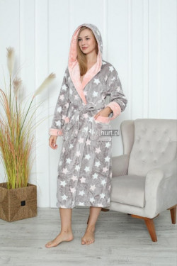 Szlafrok damski grupy polar (2XL-4XL) 3066