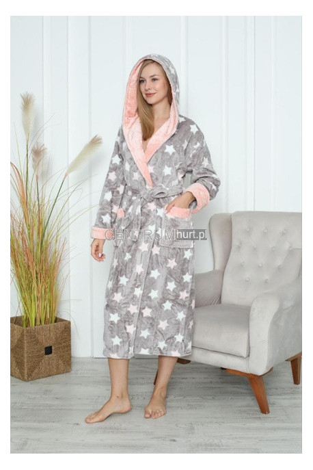 Szlafrok damski grupy polar (2XL-4XL) 1
