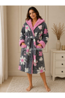Szlafrok damski grupy polar (M-XL) 3069