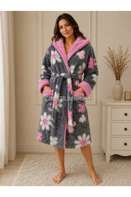 Szlafrok damski grupy polar (M-XL) 1