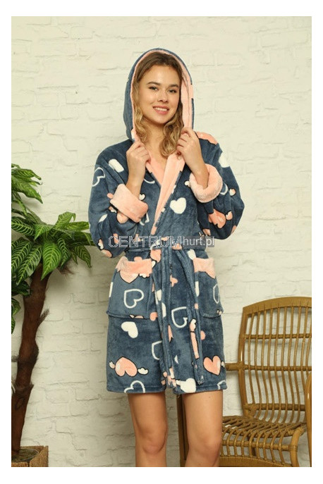 Szlafrok damski grupy polar (M-XL) 1