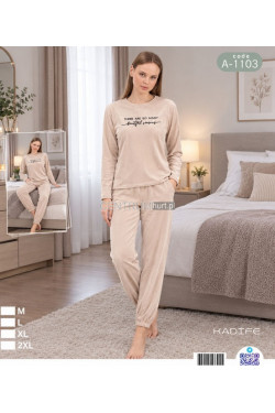 Komplet dresowe welurowe (M-2XL) A-1103