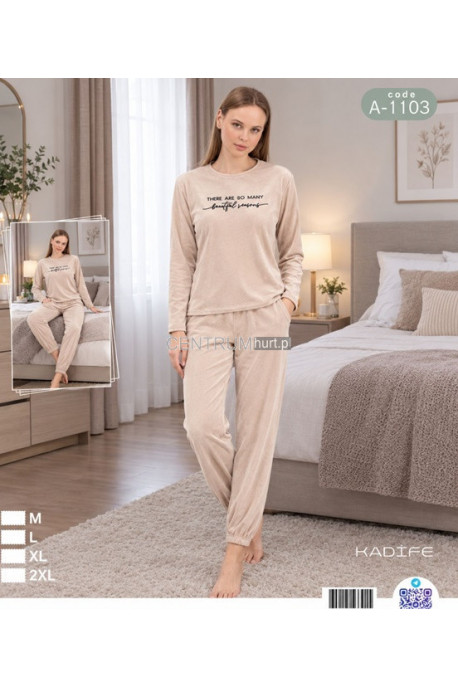 Komplet dresowe welurowe (M-2XL) 1