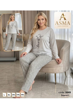 Piżama damska (L-4XL) 1649