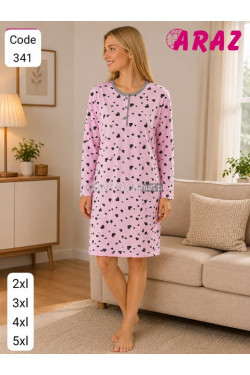Koszula nocna damska (2XL-5XL) 341