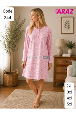 Koszula nocna damska (2XL-5XL) 344