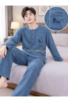 Piżama męska ciepła frotte (M-3XL) 1