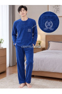 Piżama męska ciepła frotte (M-3XL) 1