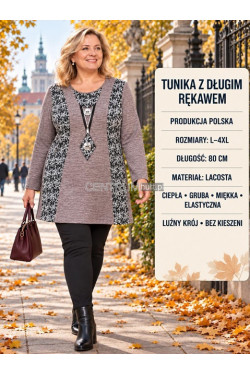 Tunika damska Polska (L-4XL) 3271
