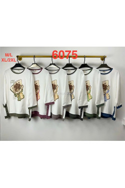 Bluzki damskie (M-2XL) 6075