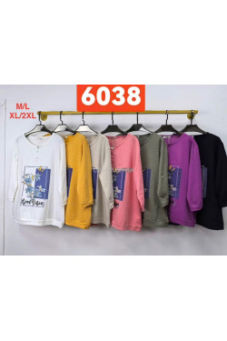 Bluzki damskie (M-2XL) 6038