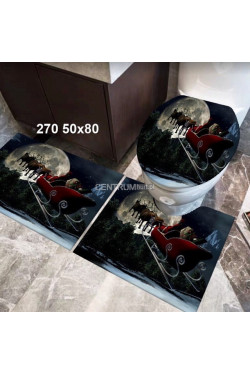 Komplet dywan świąteczne (35/65+60/90) 4020