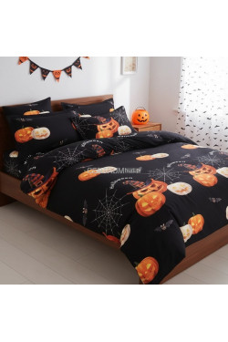 Komplet pościel HALLOWEEN 3 części (160x200) 4117