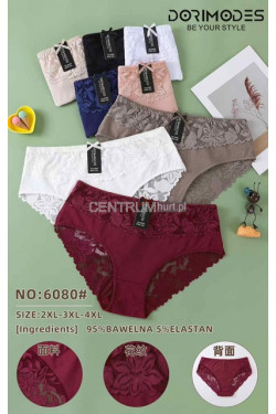 Majtki damskie (2XL-4XL) 6080