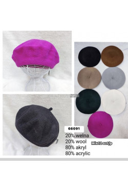 Beret damskie 66091