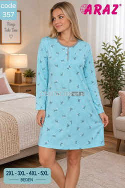 Koszula nocna damska (2XL-5XL) 357