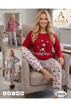 Piżama damska ocieplana (S-2XL) 1740