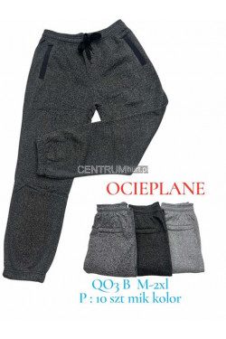 Spodnie dresowe męskie ocieplane (M-2XL) Q03b
