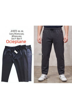 Spodnie dresowe męskie ocieplane (6XL-9XL) JX6570