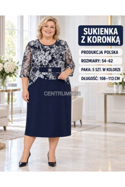 Sukienka damska Polska (54-62) 4757